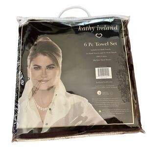 Kathy Ireland 6 Piece Towel Set‎ NEW